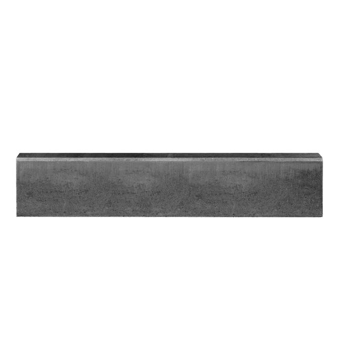 Obrzeże chodnikowe Leier grafitowe 100x20x6 cm