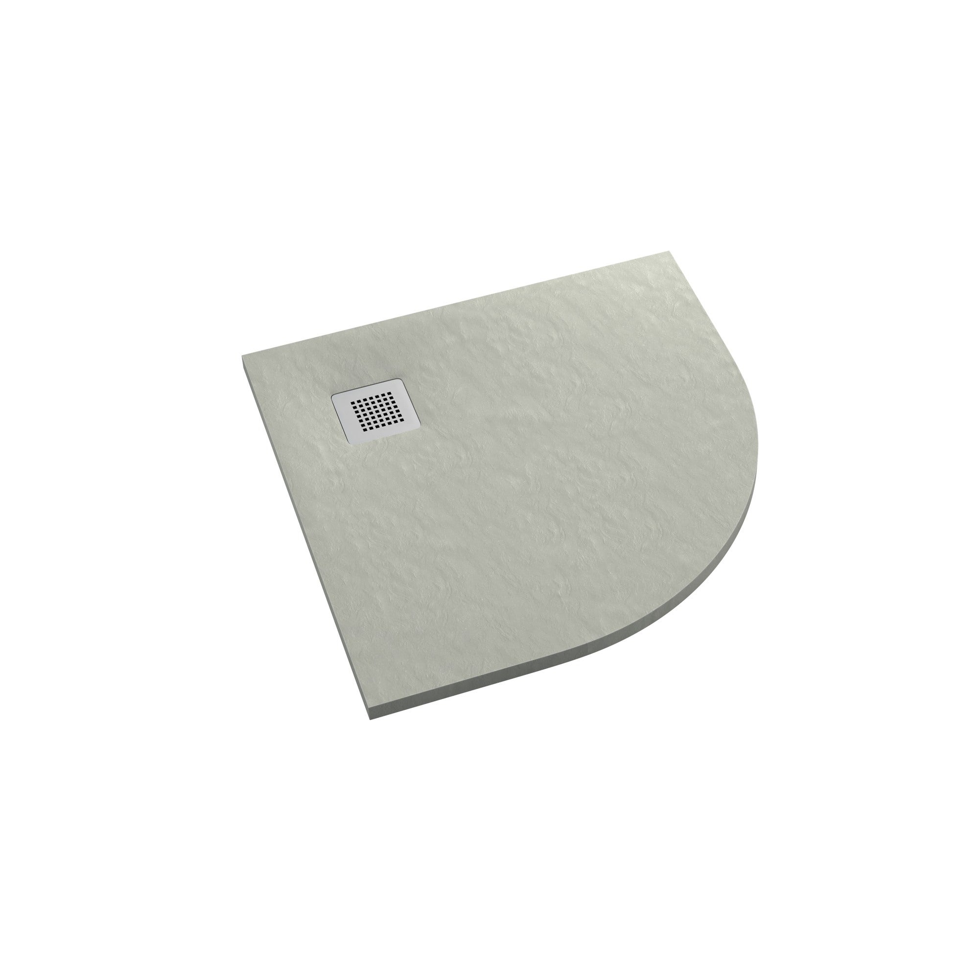 Brodzik kompozytowy Schedpol Atakamit cement 90x90x3,5 cm BRC3104CTST-M2