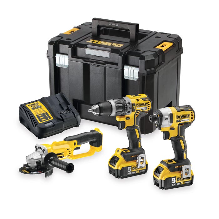Zestaw elektronarzędzi 18V DCK383P2T DeWalt / 2 x 5Ah