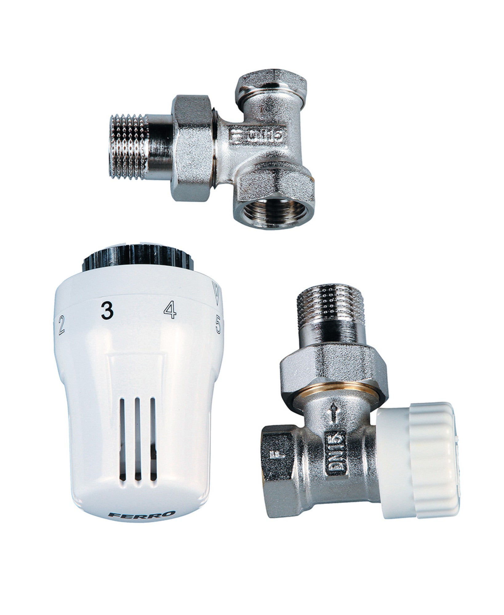 Zestaw termostatyczny prosty Ferro ZGK2D 1