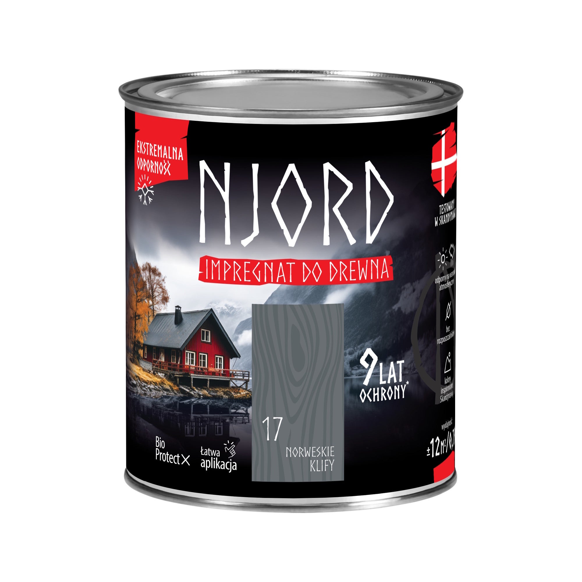 Njord impregnat do drewna  norweskie klify 0,75L 0