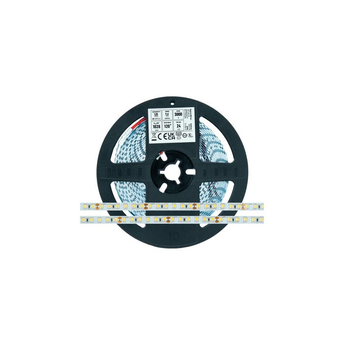 Taśma 600 LED 2835 SMD 24V Biały Ciepły RA80