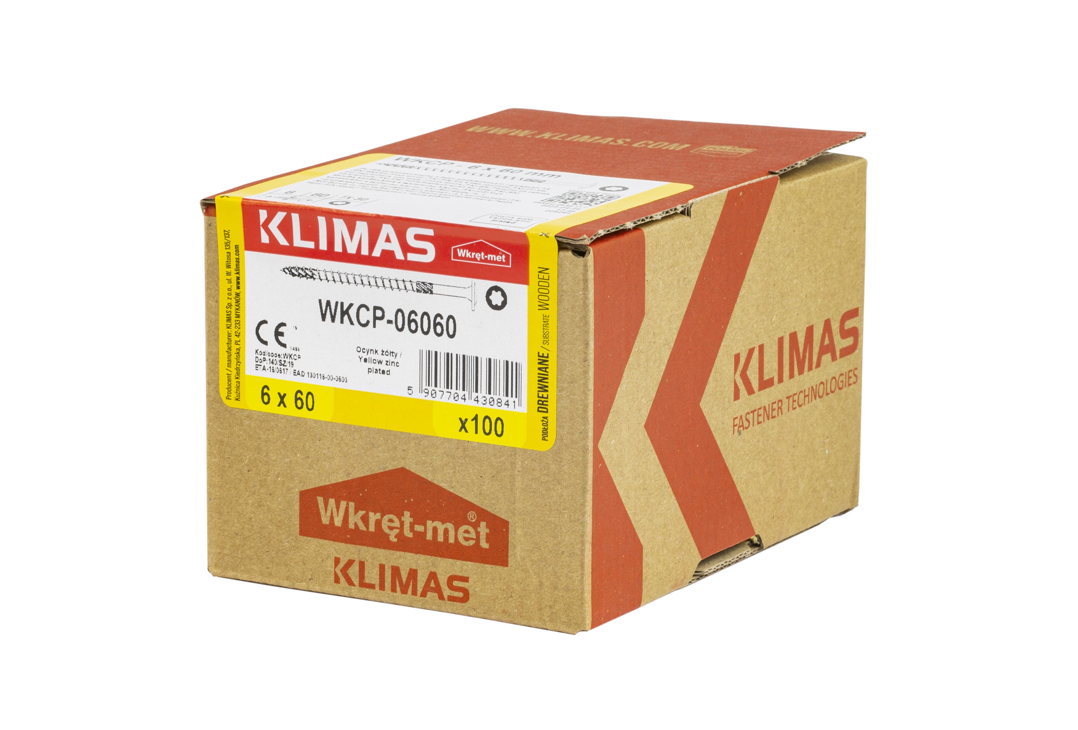 Wkręt do łączników ciesielskich z łbem talerzykowym 6x60 mm (100 szt.) 1