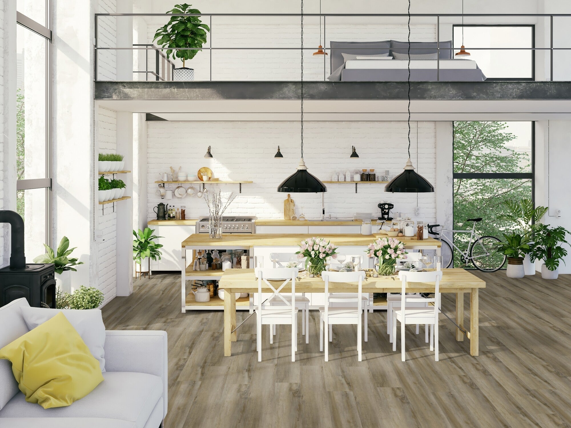 Panel winylowy Madina Taupe kl.33 5,7mm 4V op.2m2 2