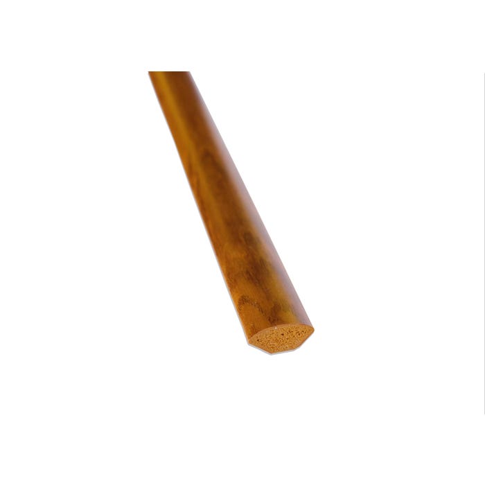 Ćwierćwałek PVC orzech 14x14x2500 mm