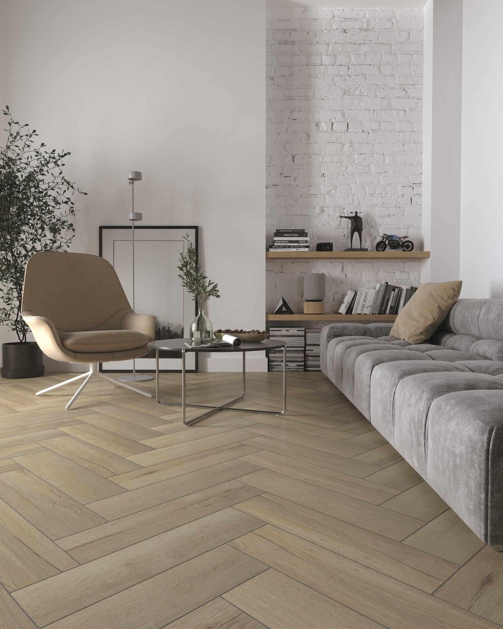 Gres szkliwiony Sverigo Natural 15.5x62 cm 1.34 m2 3