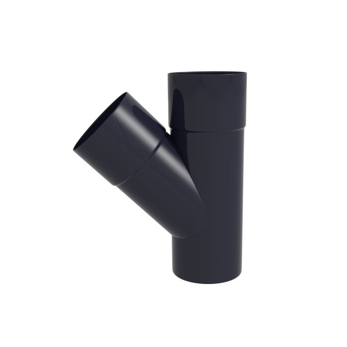 Trójnik fi 80 mm, kąt 45°, grafiotwy PVC Scala Plastics