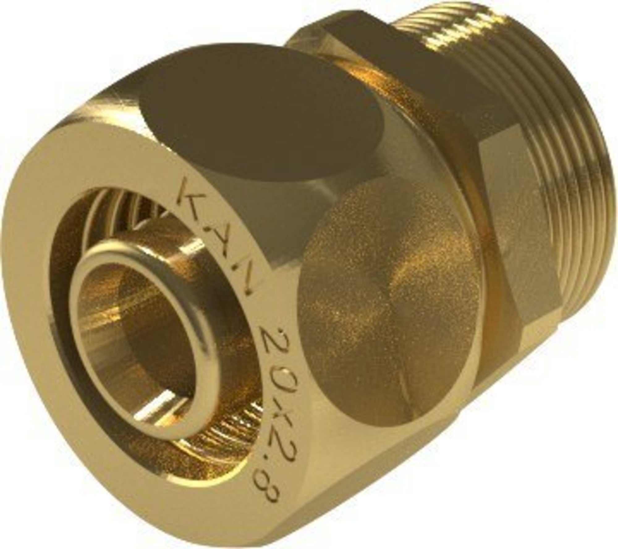 Złączka mosiężna skręcana ULTRALINE gwint wewnętrzny 14x1/2