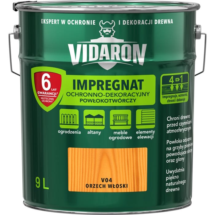 Impregnat Vidaron orzech włoski 9l