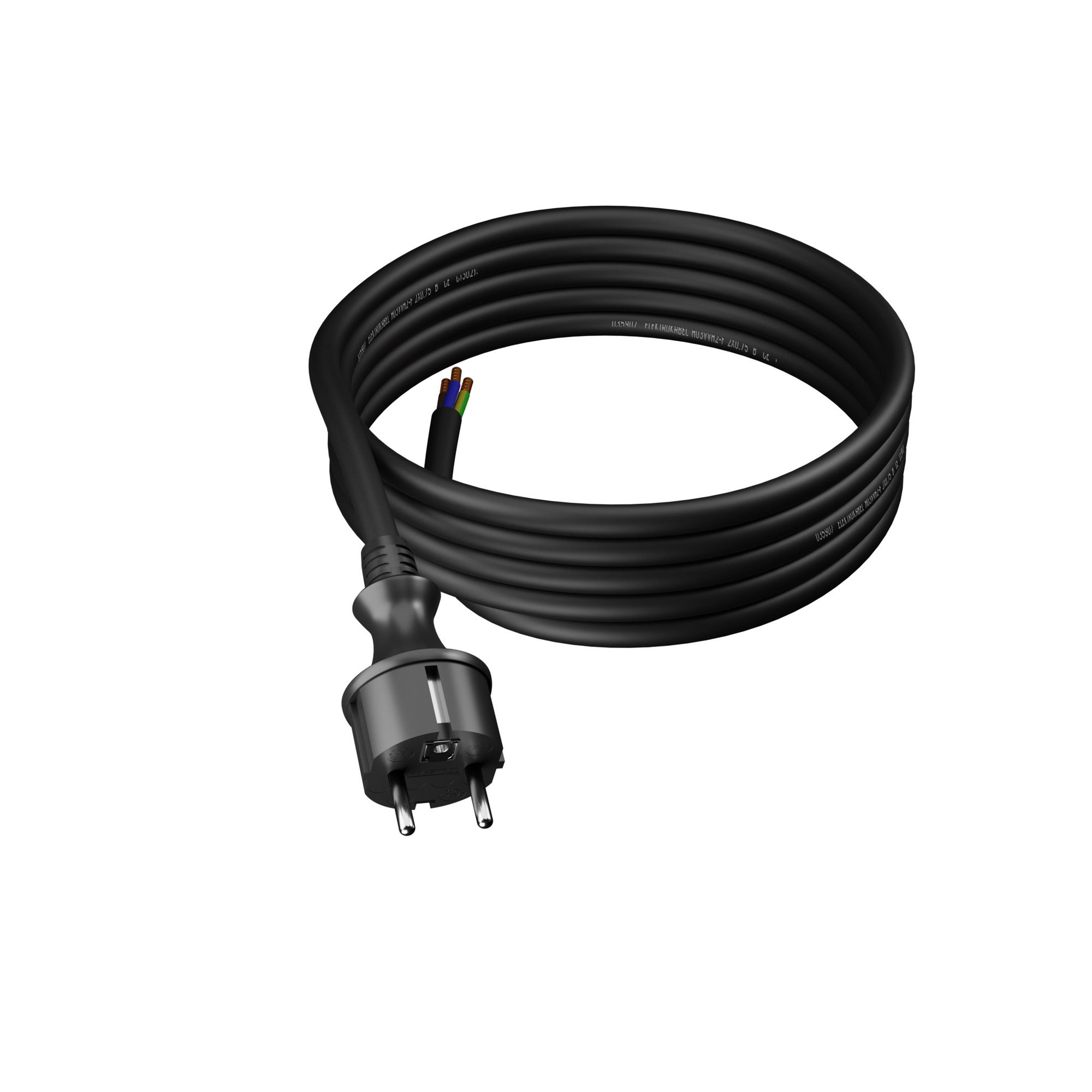 Przewód z wtyczką 3m 3x2.5 guma 1
