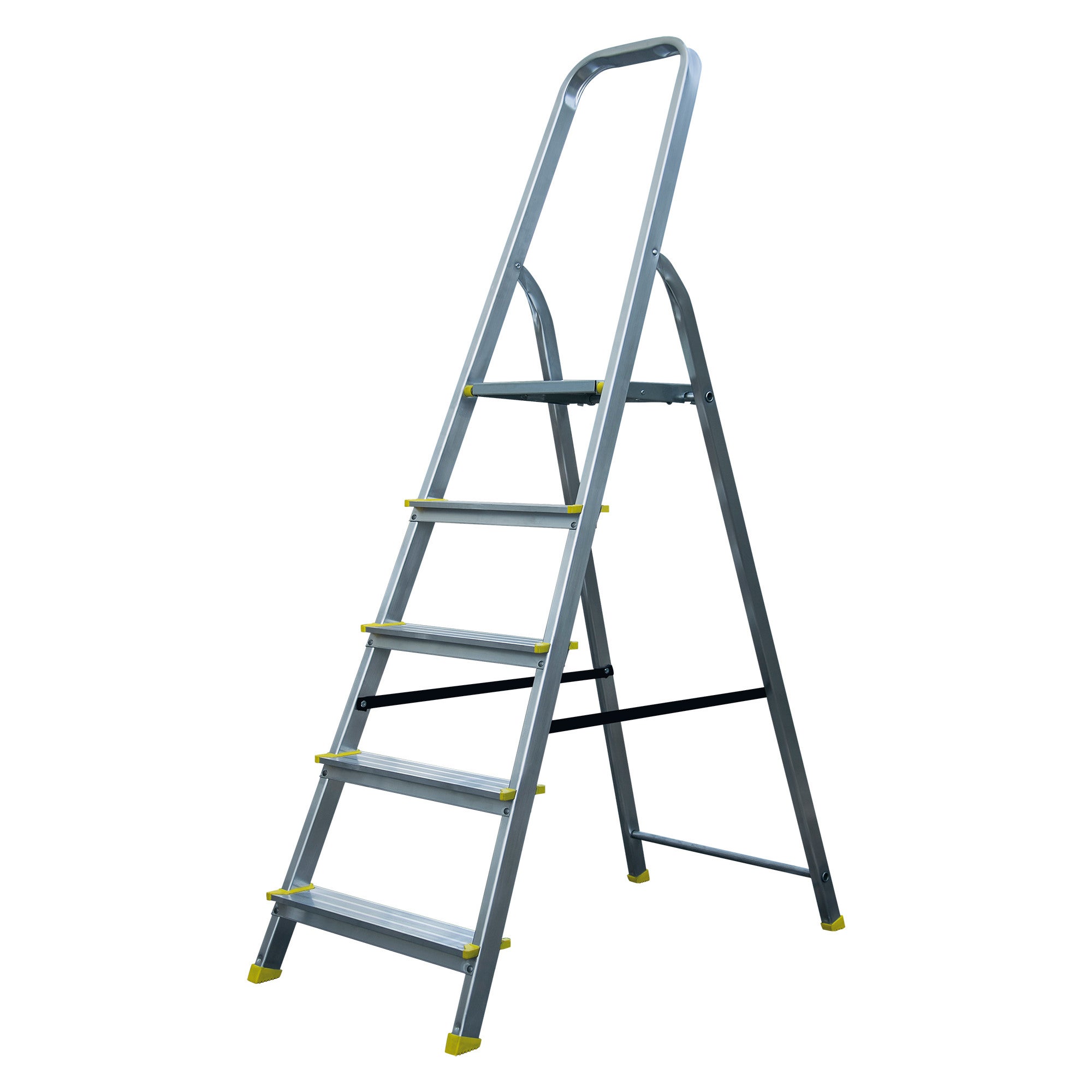 Drabina aluminiowa jednostronna 5 - stopniowa nośność 150 kg