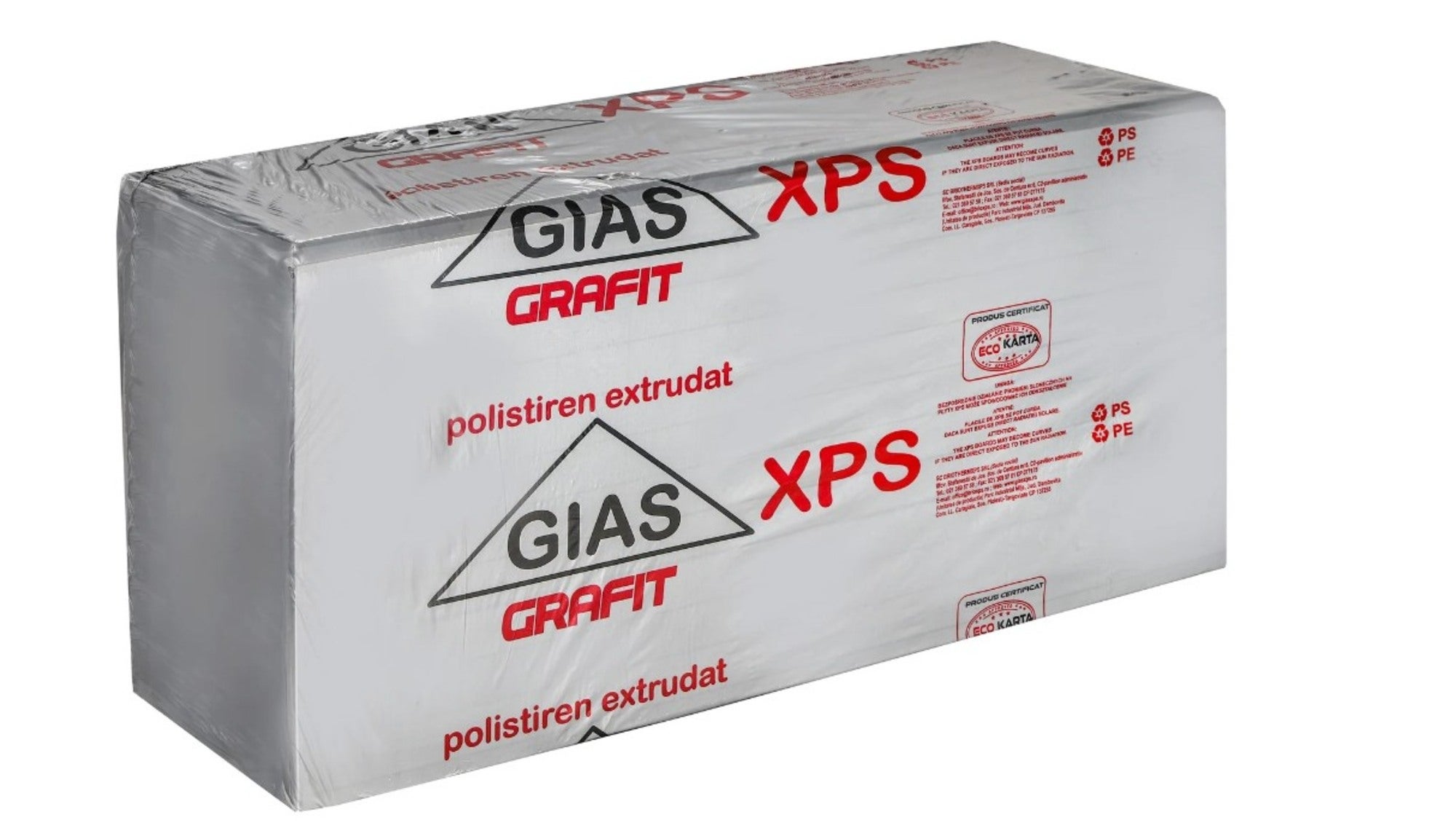 Polistyren ekstrudowany Gias XPS 100 mm 0.031 W/(mK) 2.9 m2 
