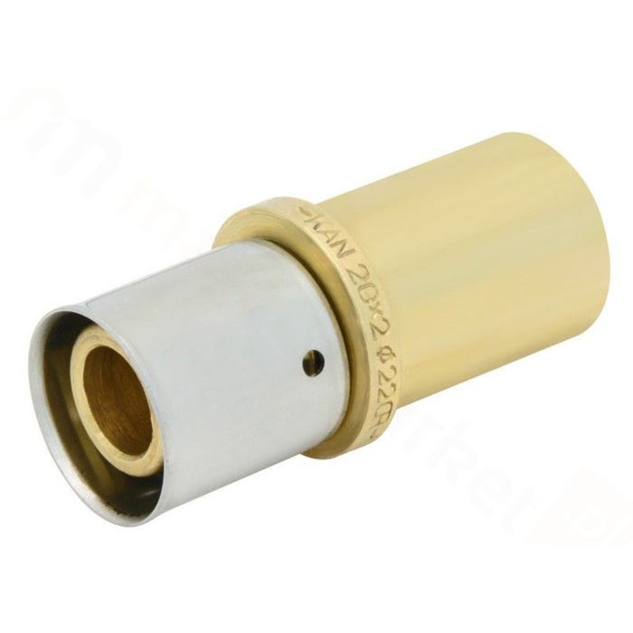 Kan Press Łącznik mosiężny nyplowy 25x22 mm