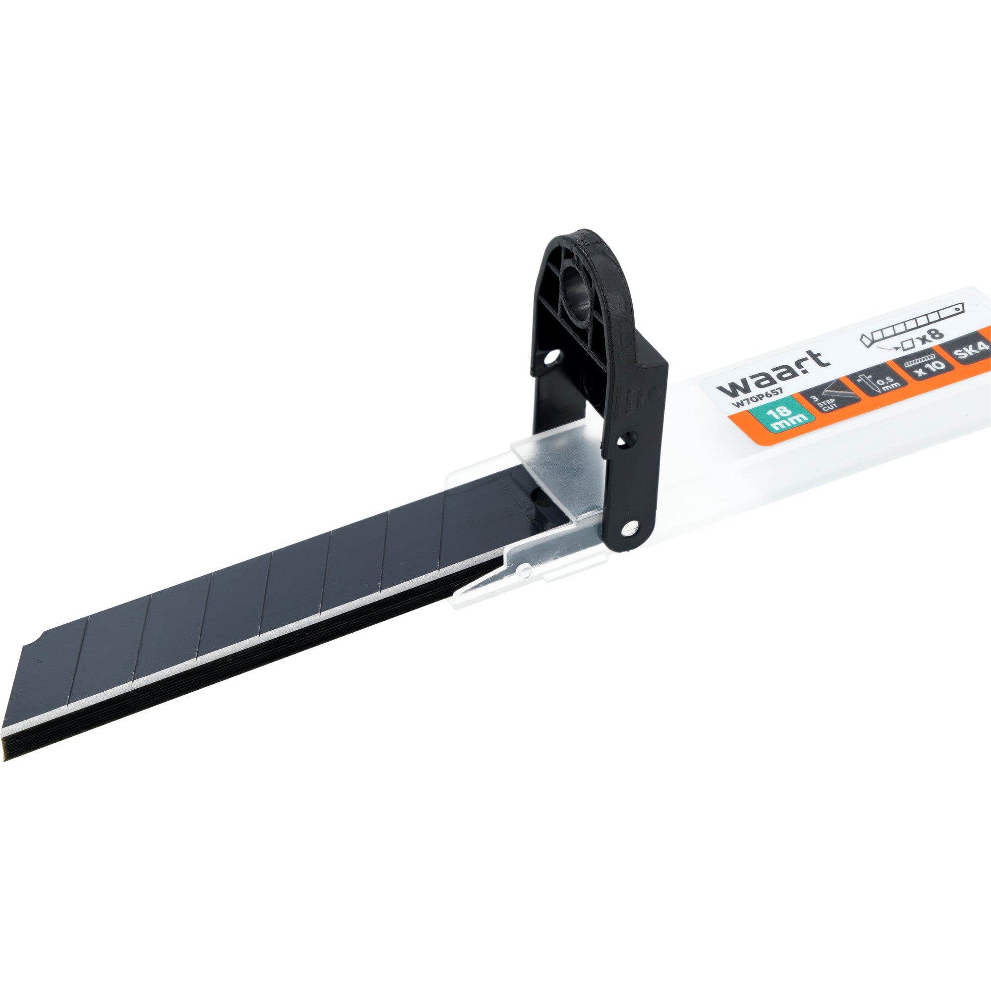 Ostrza łamane SK4 18 mm - 10 szt. 8 segmentów, WAART 1