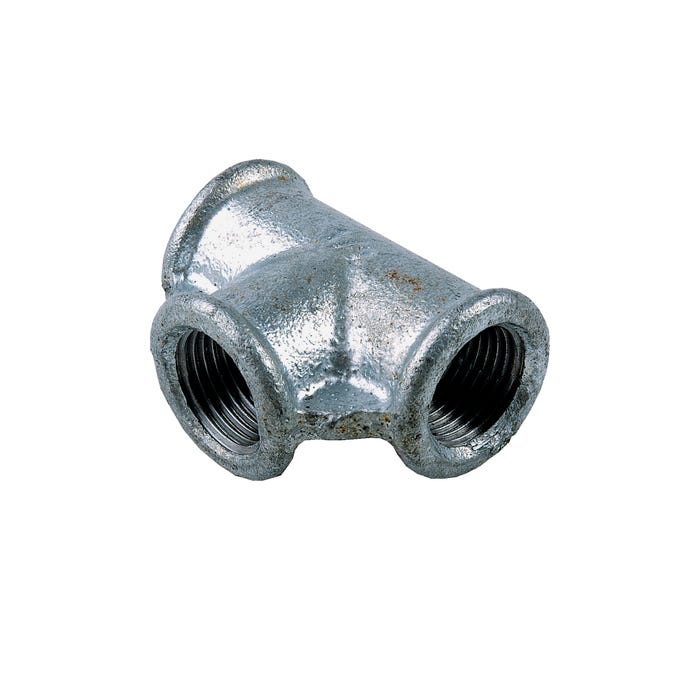 Trójnik żeliwny ocynkowany GW 1/2"