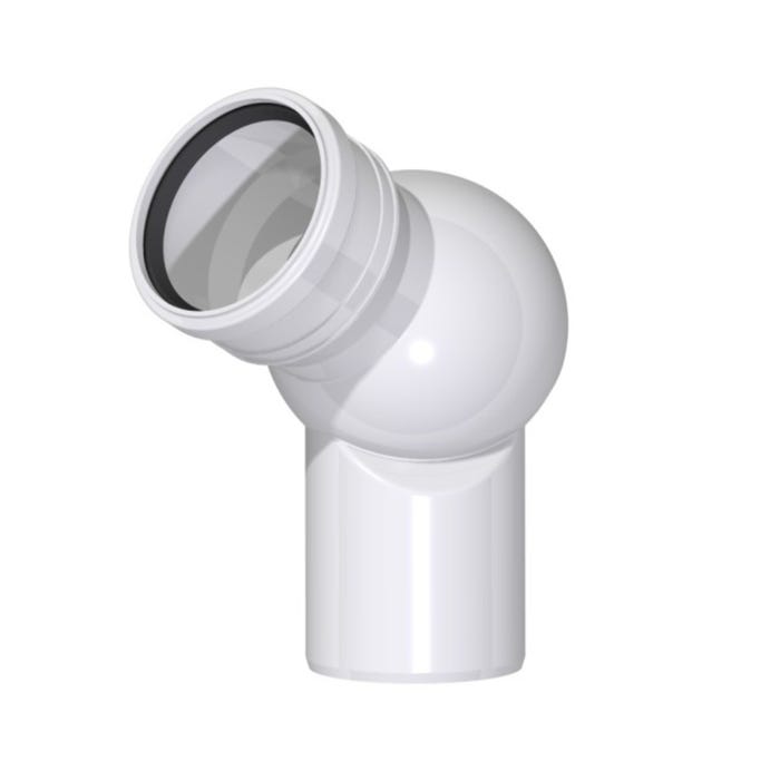 Kolano kanalizacyjne nastawne 110 mm