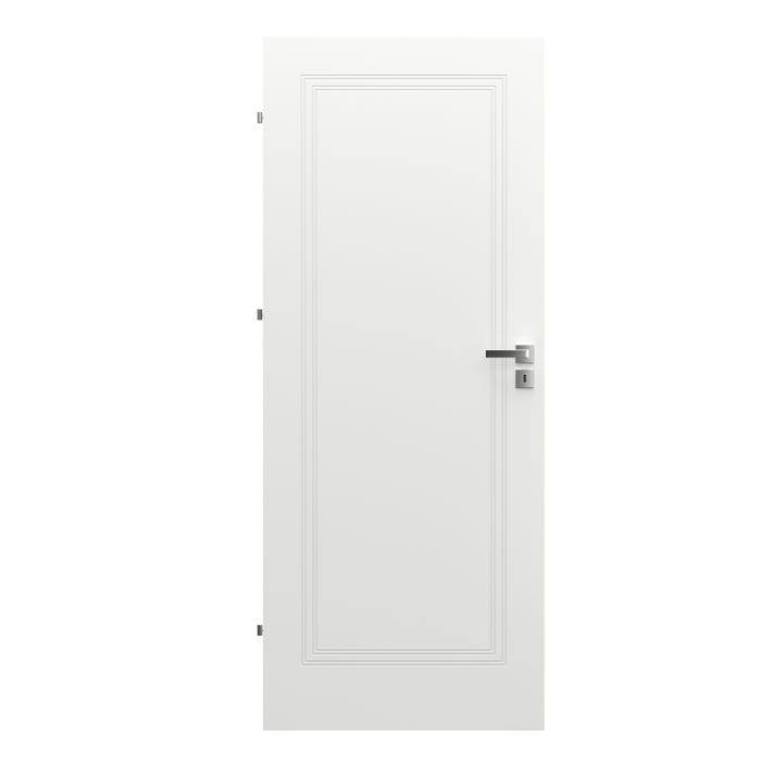 Skrzydło pokojowe Vector U bezprzylgowe 80 lewe białe