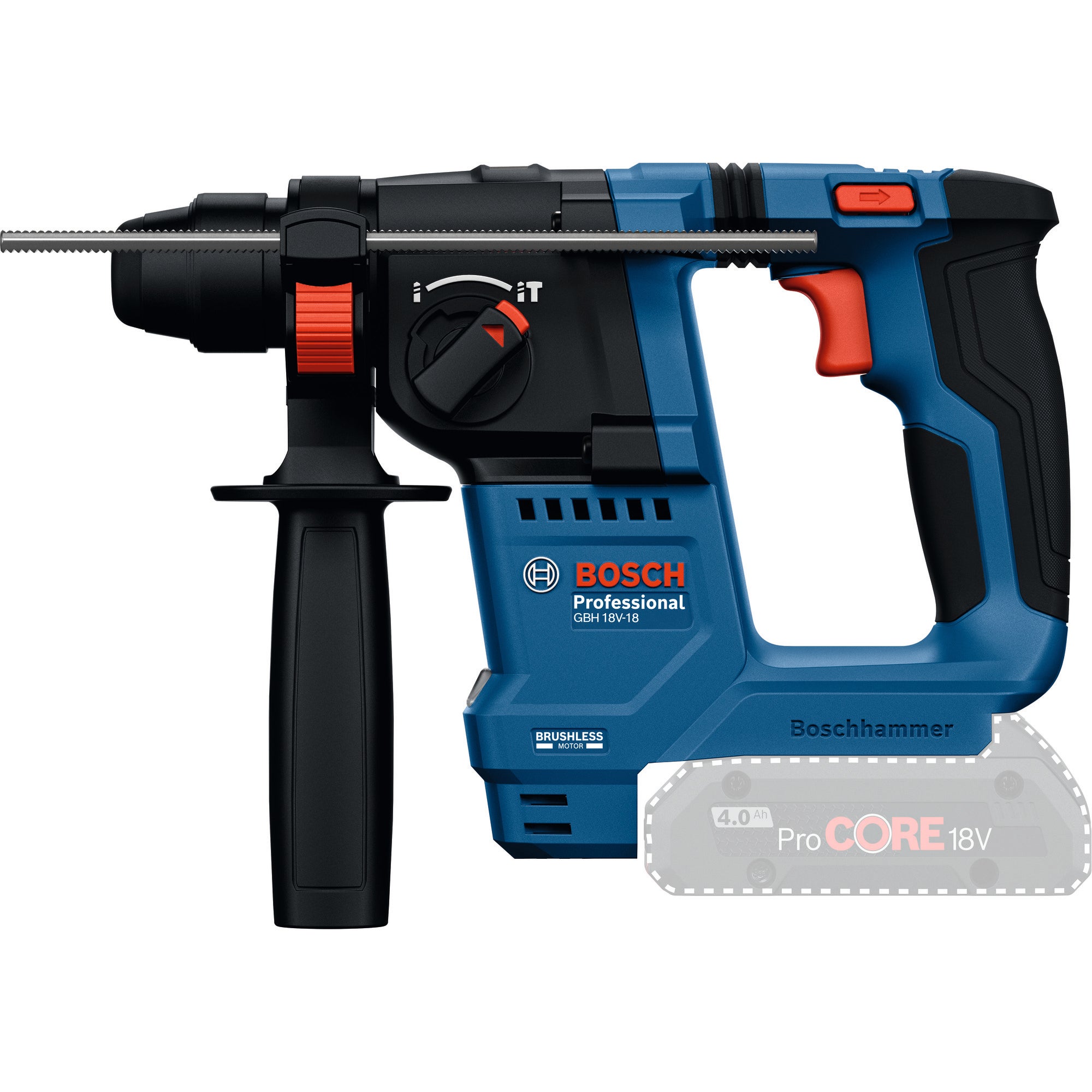 Młotowiertarka akumulatorowa Bosch GBH 18V-18 0611927000 1