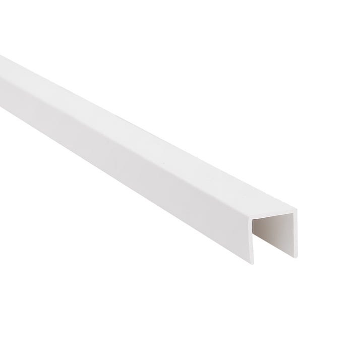 Kształtownik PCV biały 12x12x1mm 2.6m