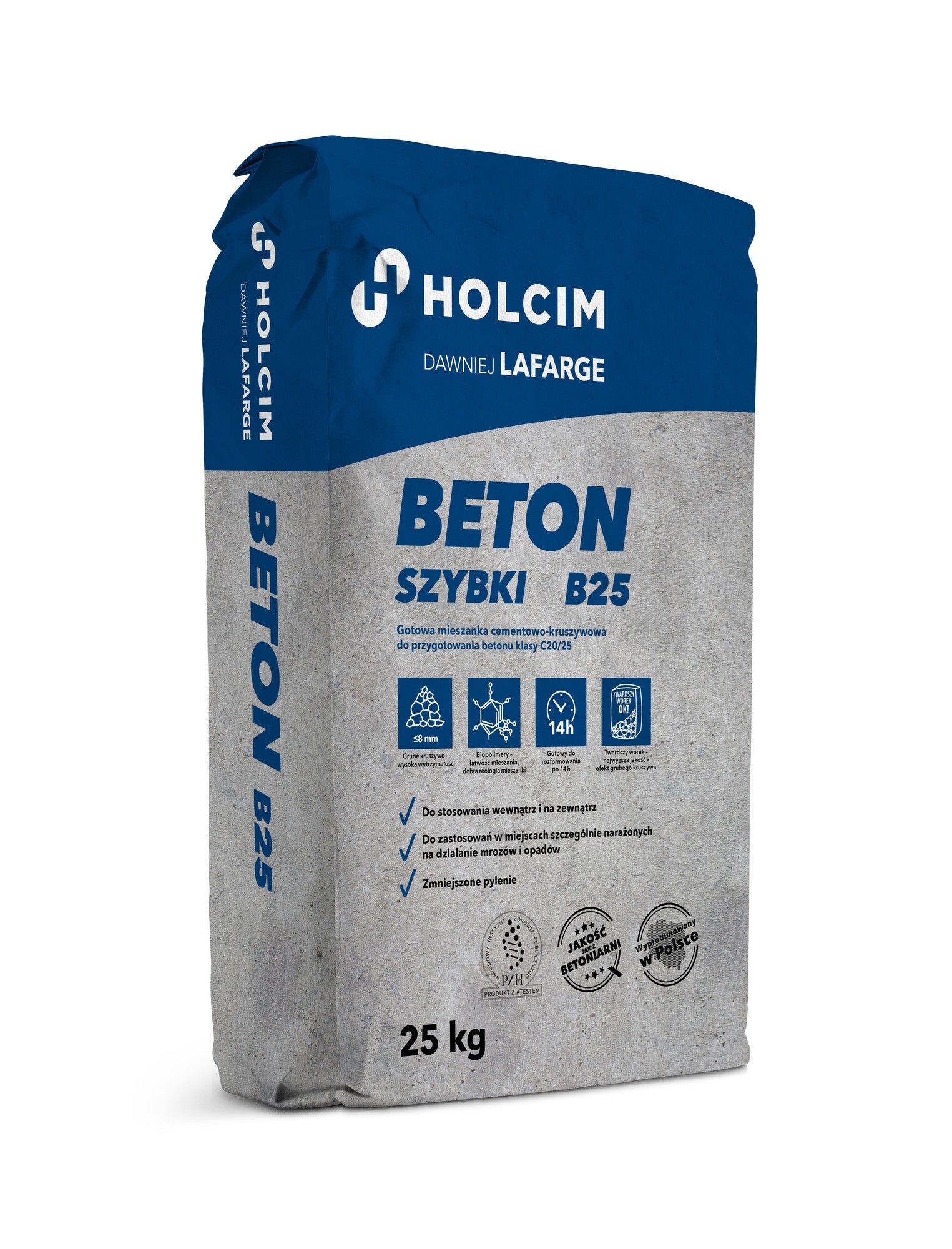 Gotowa sucha mieszanka Beton B-25 Lafarge 25 kg 0
