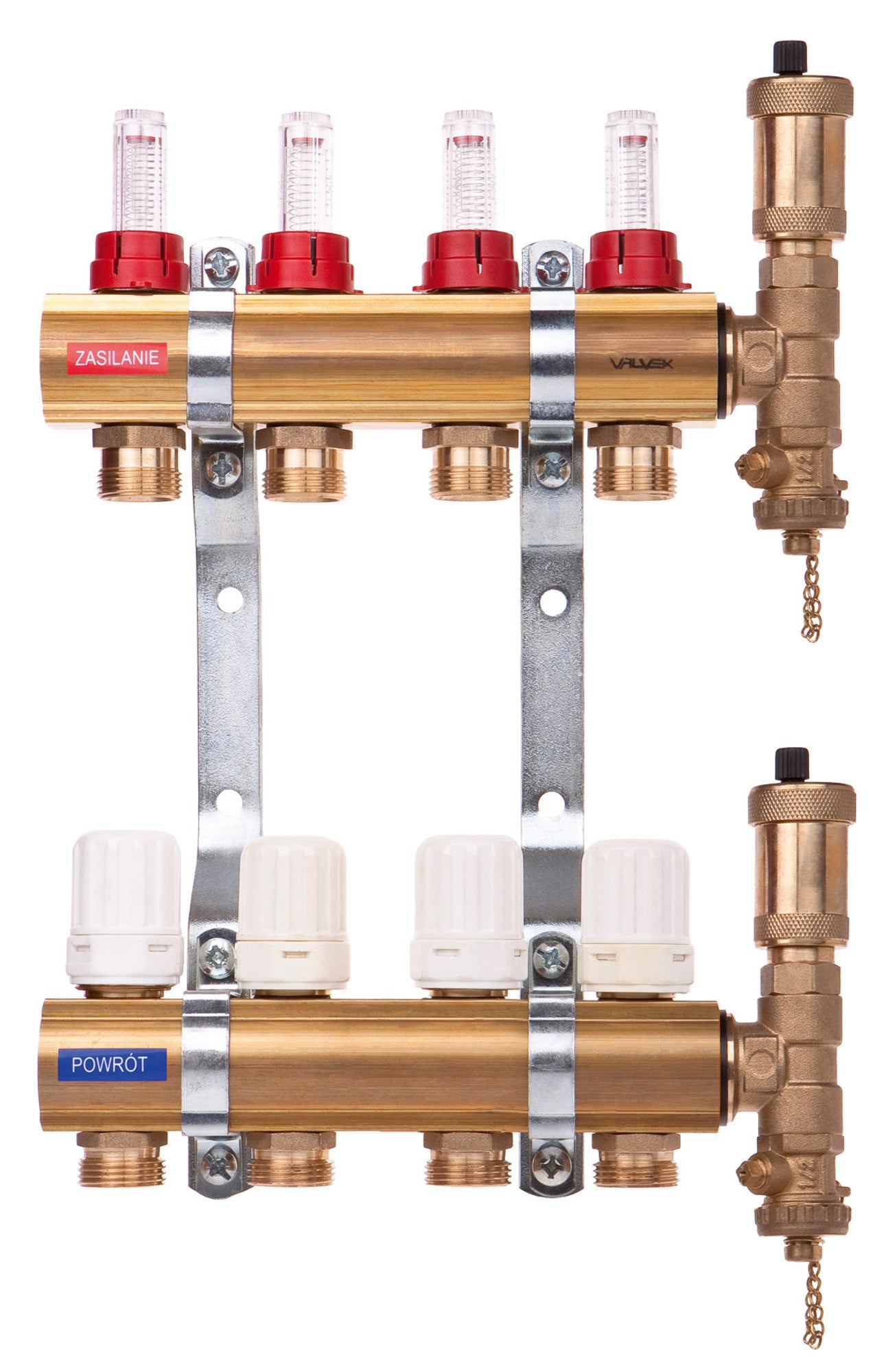 Rozdzielacz Proff K5-4, 4 obwody, do ogrzewania podłogowego 1