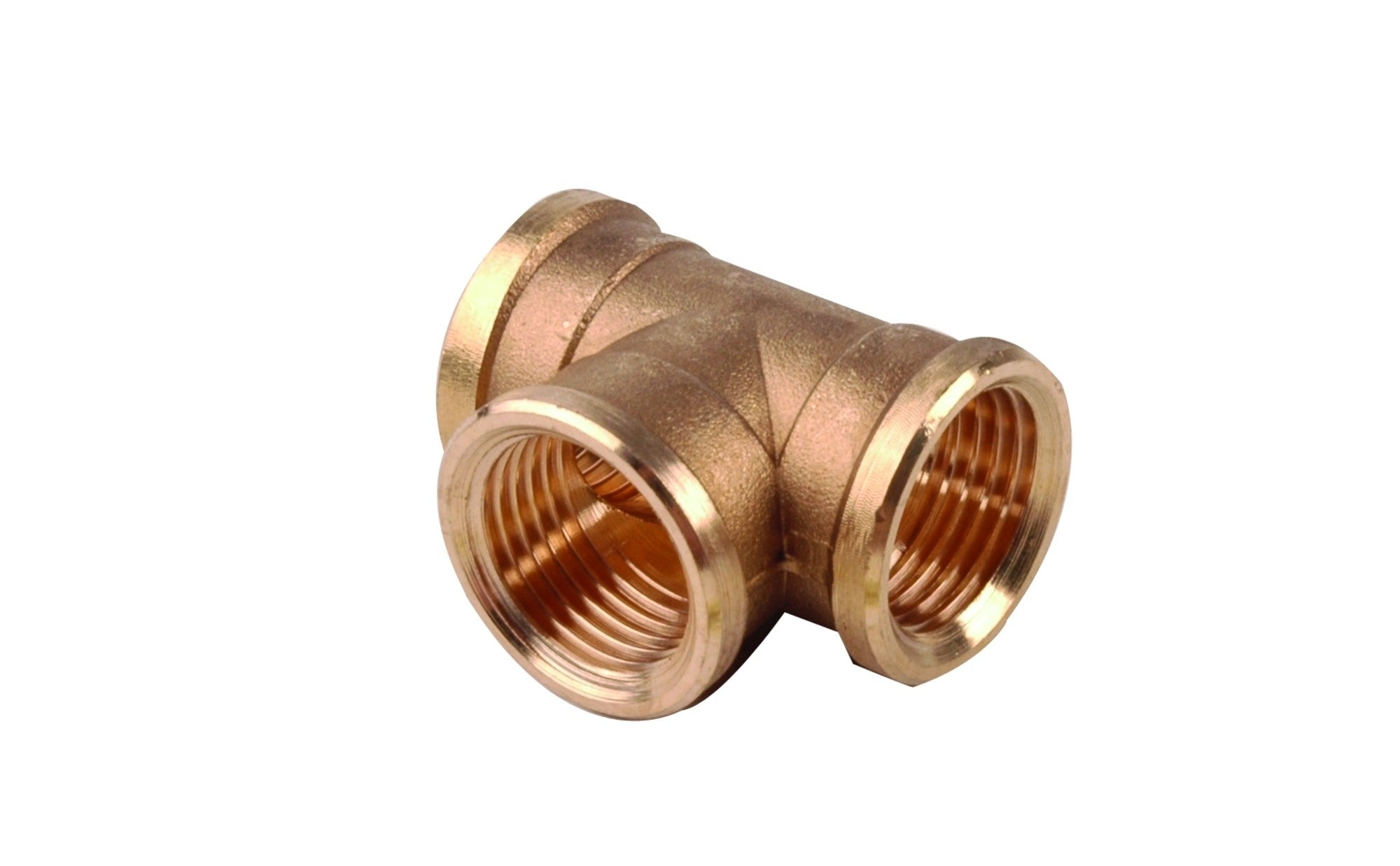 Trójnik mosięźny GW 1/2"