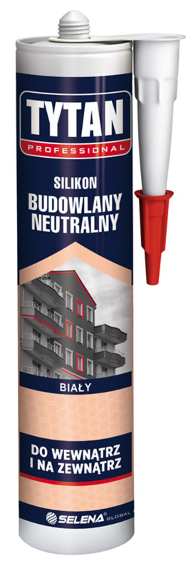 Silikon budwlany Tytan 280 ml, biały 0
