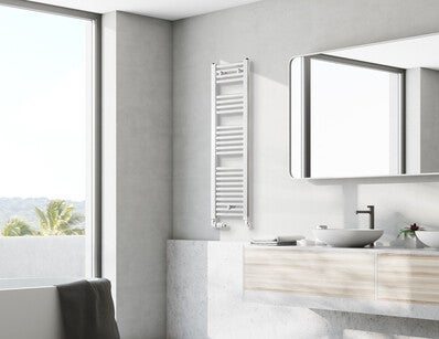 Grzejnik łazienkowy Luna 83x30 cm, biały 2