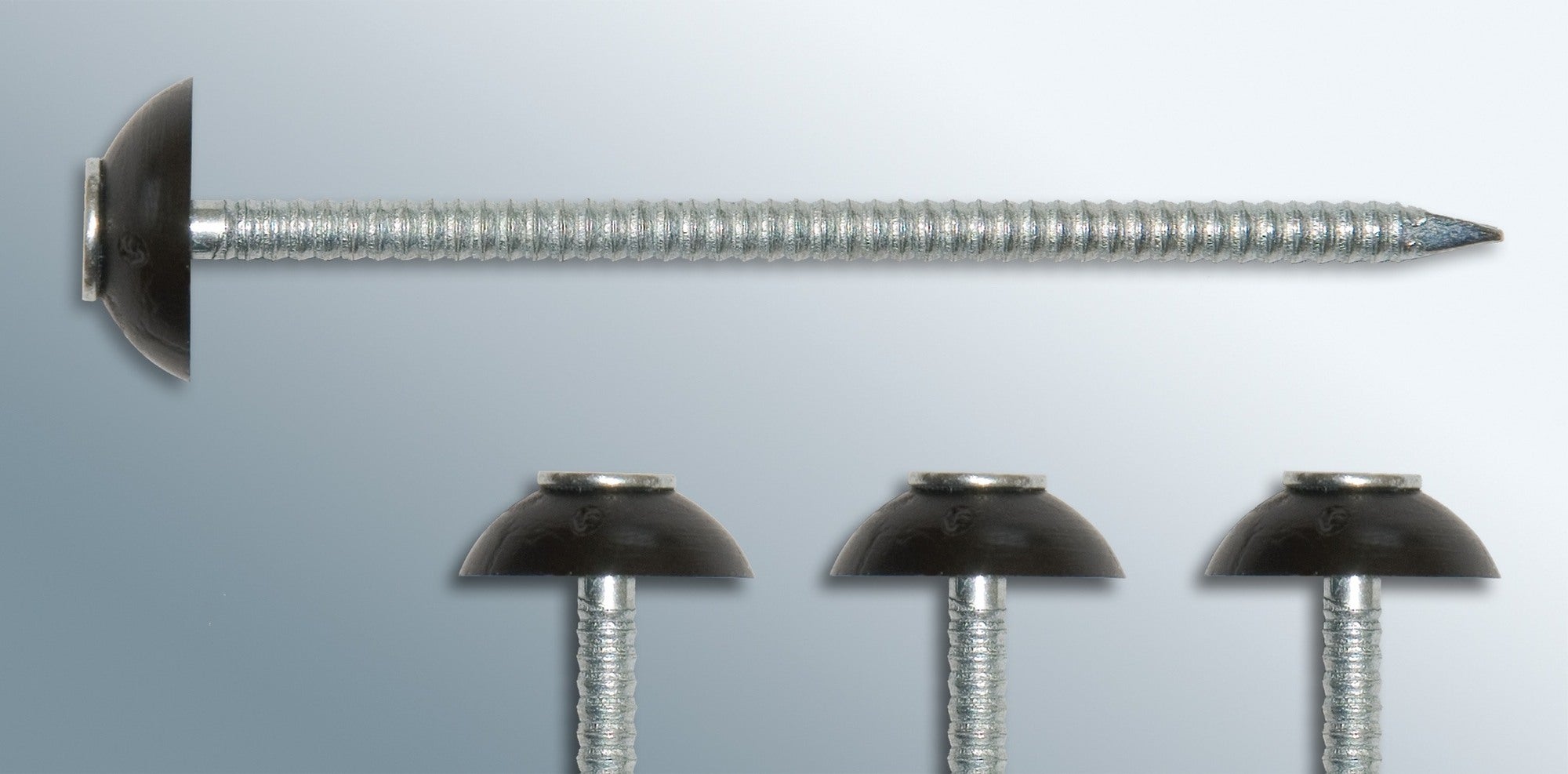 Gwoździe do mocowanie płyt falistych EVO czarne 200 szt. 