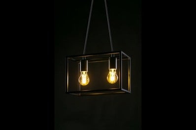 Oprawa sufitowa DIU2 2x E27, czarny, średnica 30cm, materiał metal 3