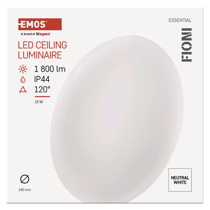 Plafon LED Fioni 18W 1800lm IP44 8