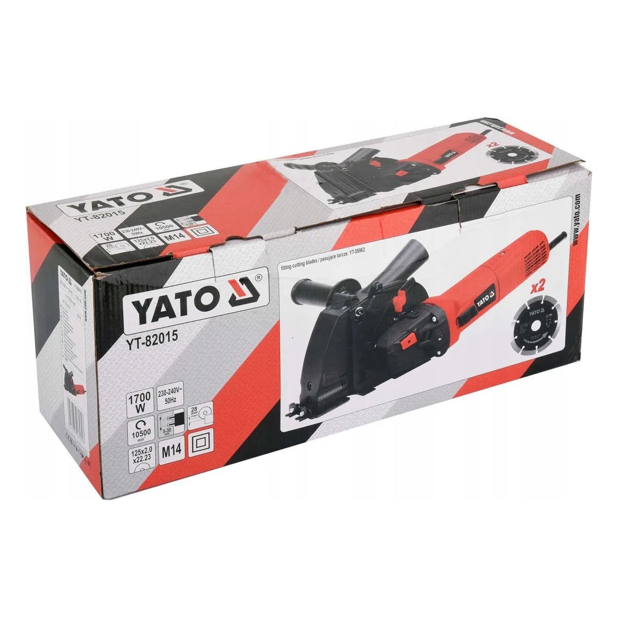 Bruzdownica 1700W 125mm YT-82015 Yato 2
