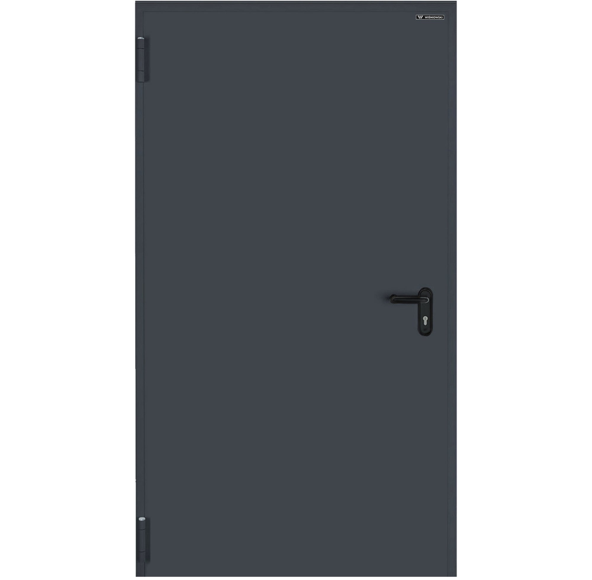 Drzwi techniczne Technical 60, 1020x2060,RAL 7016, lewe