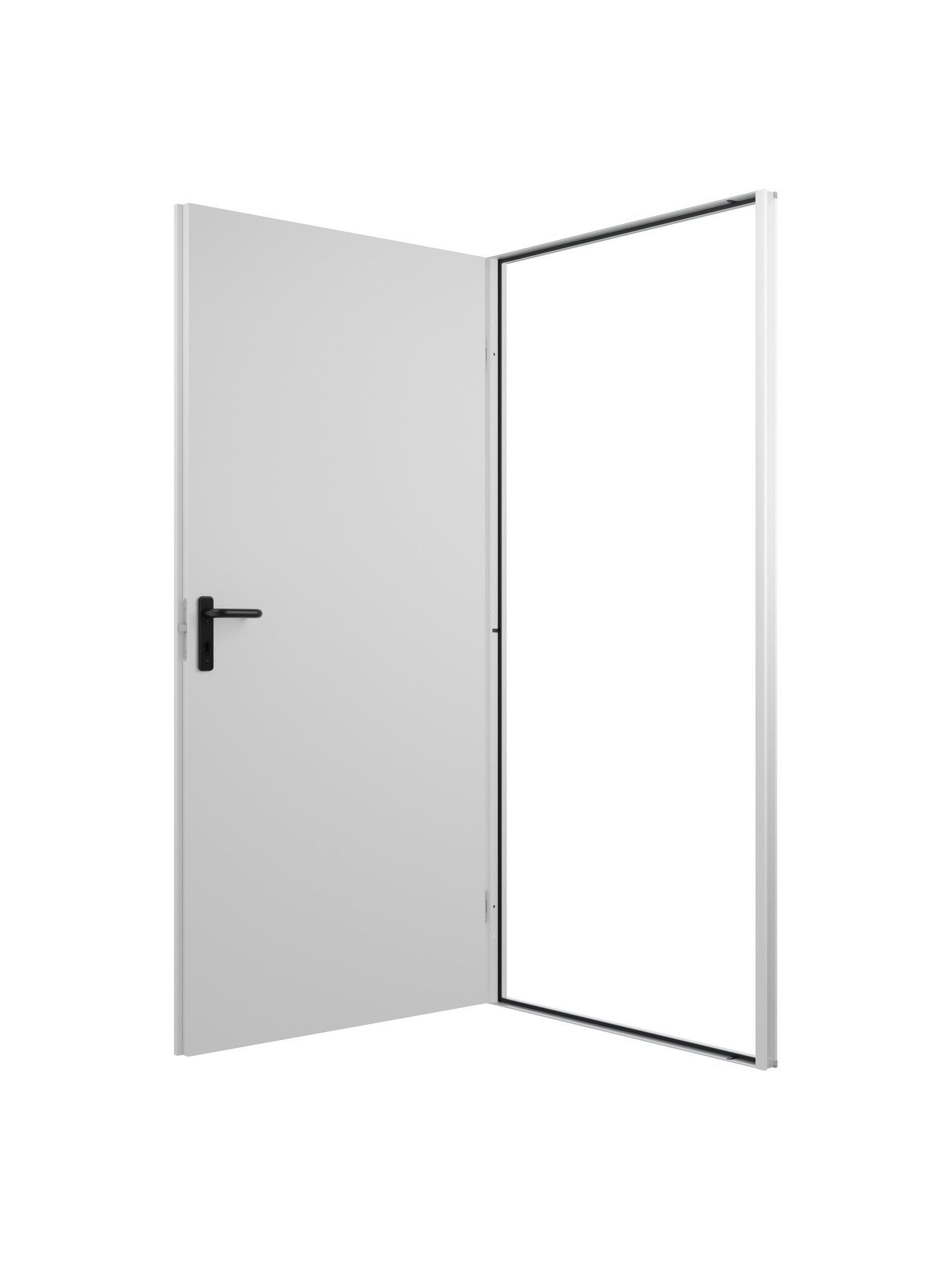 Drzwi techniczne T43 białe 100 uniwersalne 1