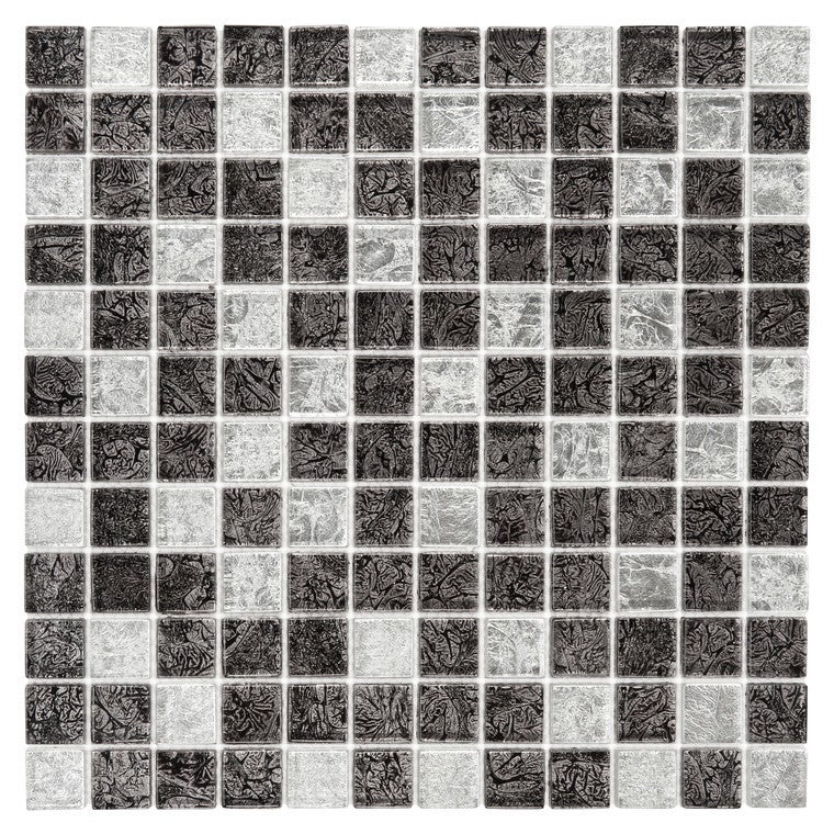 Mozaika szklana Spark Carbon Mix 29,8x29,8 cm