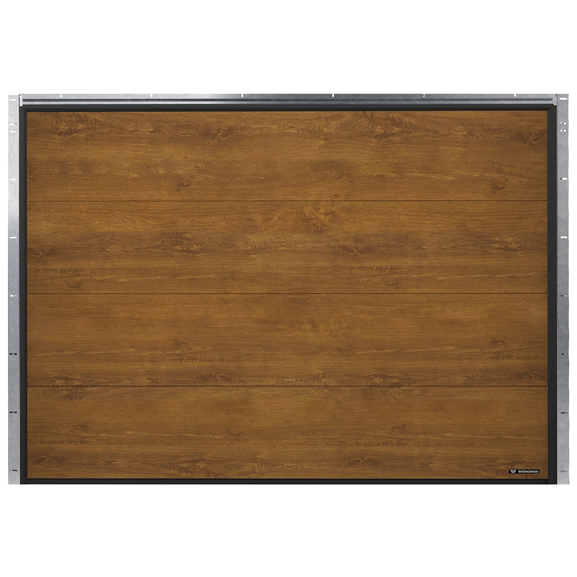 Brama garażowa segmentowa Nobla z napędem automatyczna 2500x2125 złoty dąb