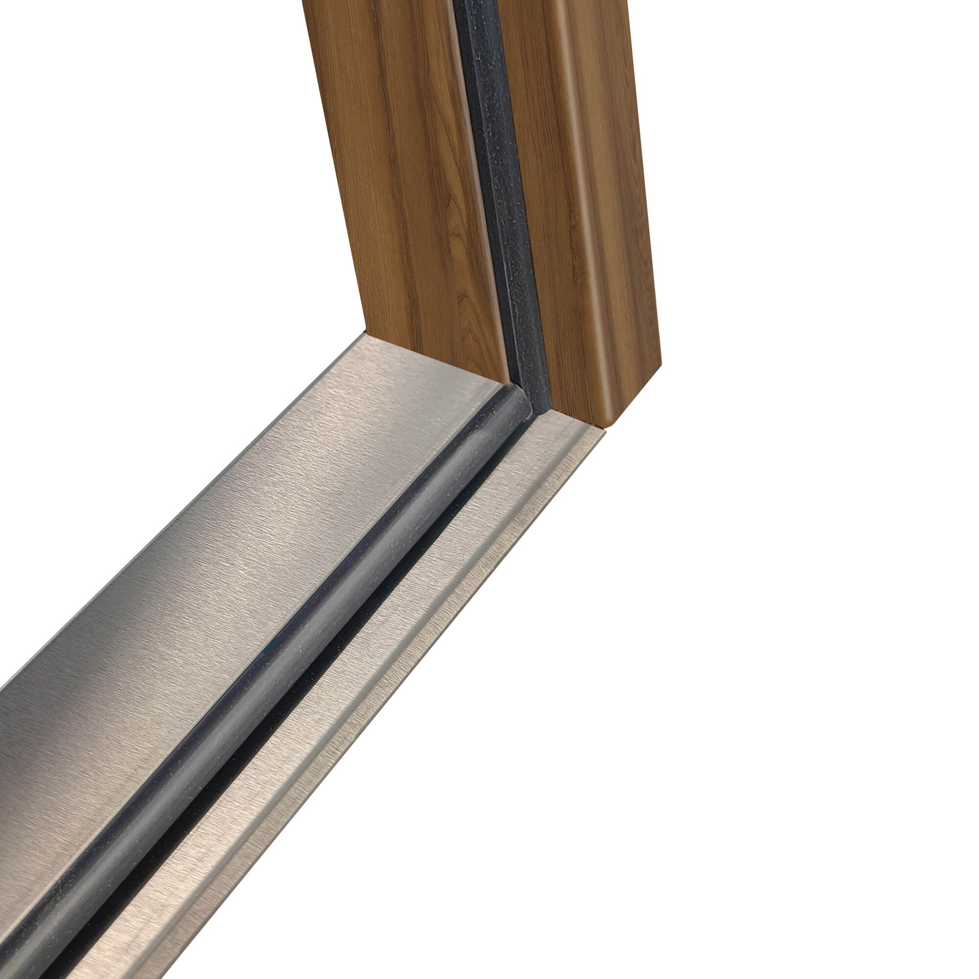 Drzwi wejściowe wewnątrzlokalowe Zeus 90 cm prawe orzech premium 5
