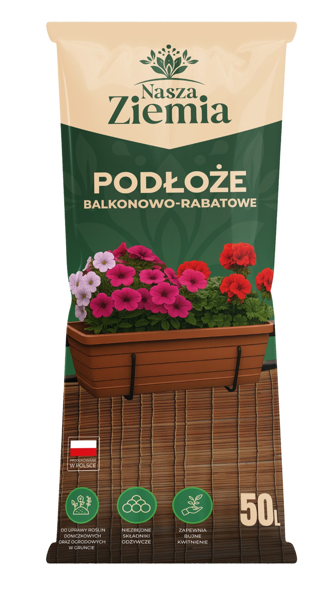 Podłoże do roślin balkonowych 50l  0