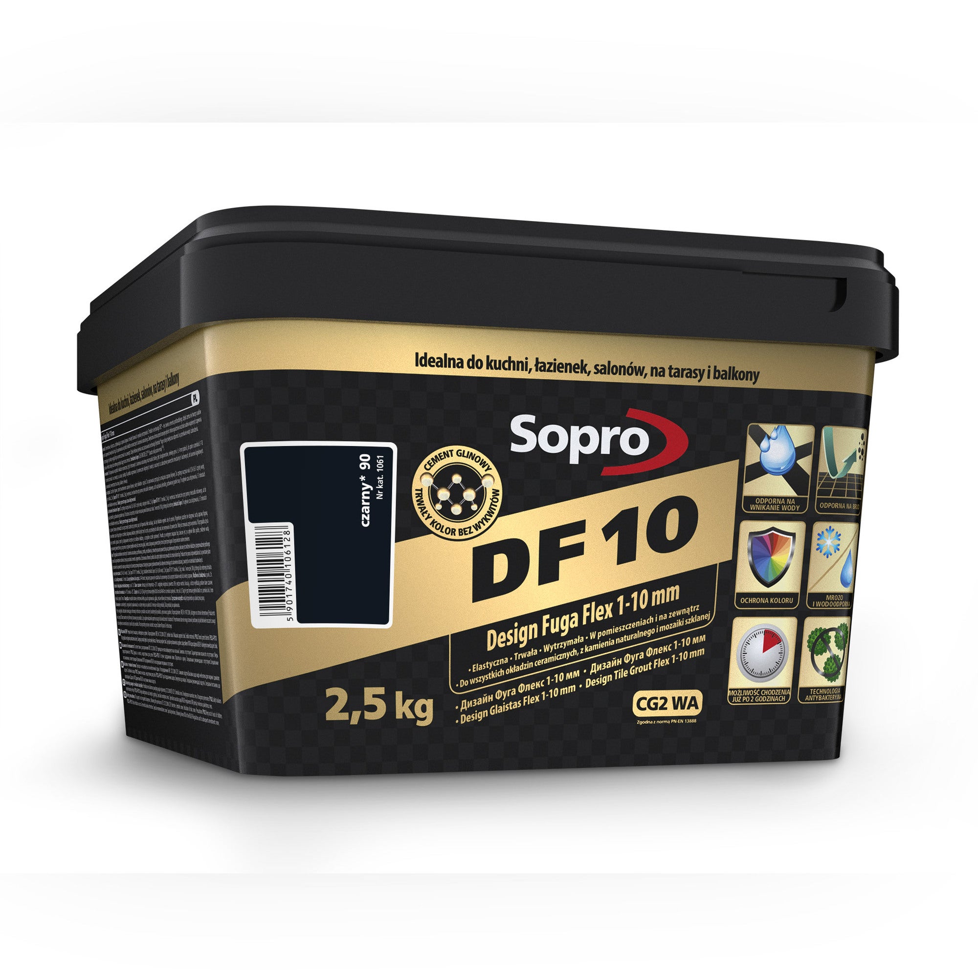 Fuga DF10 Design Flex 90 czarny 2.5 kg 1