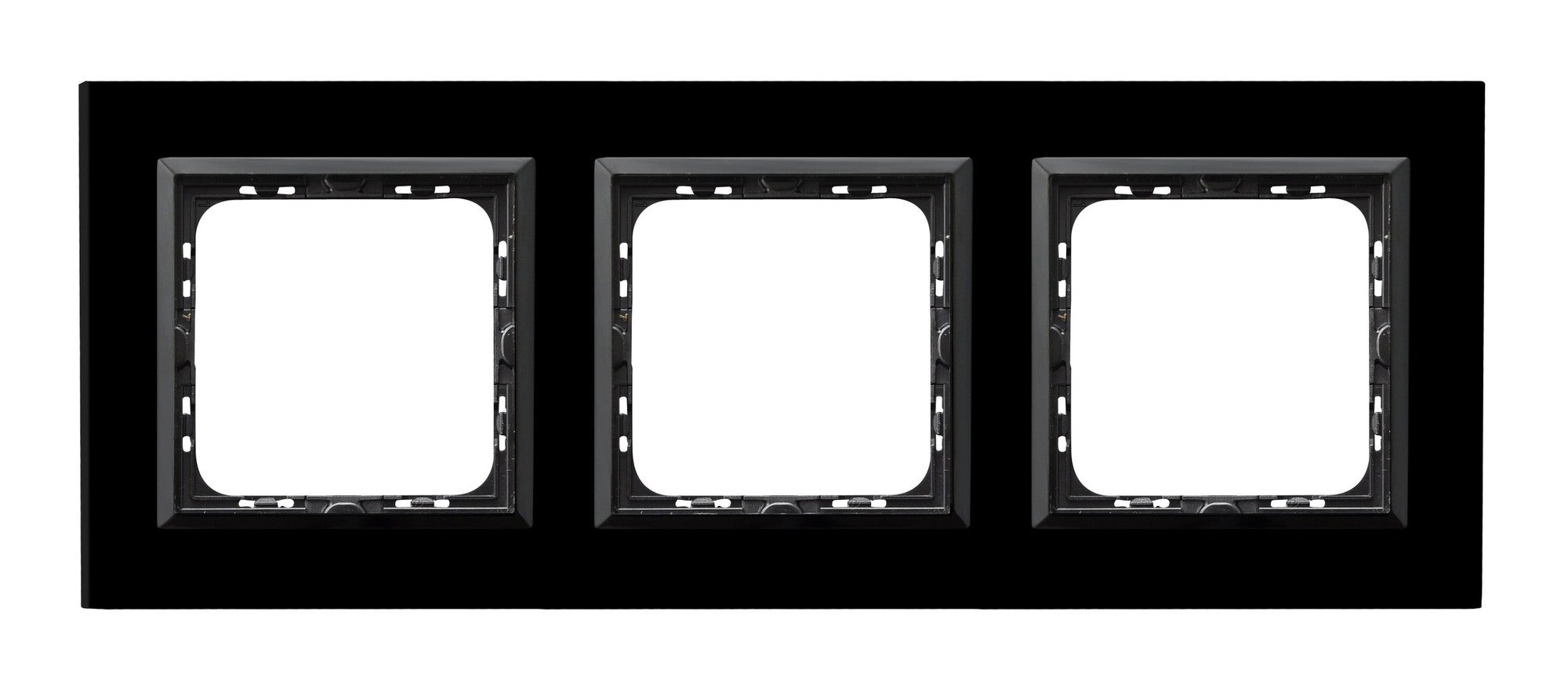 Ospel Sonata szkło czarne ramkapotrójna