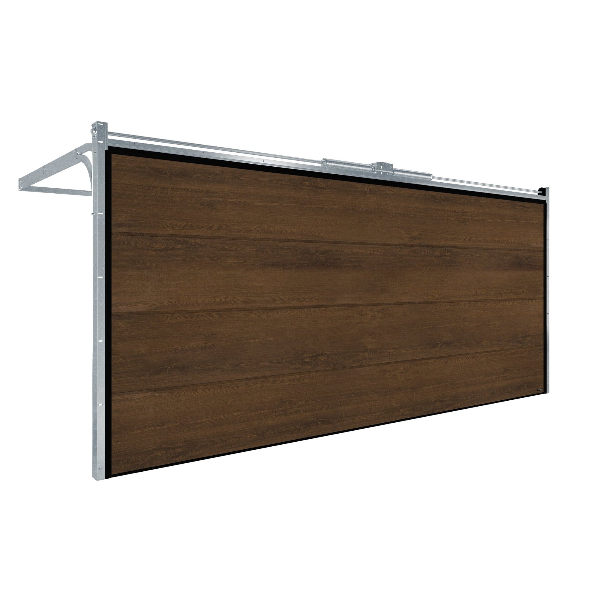 Brama garażowa segmentowa Nobla z napędem automatyczna 5000x2250 orzech 1