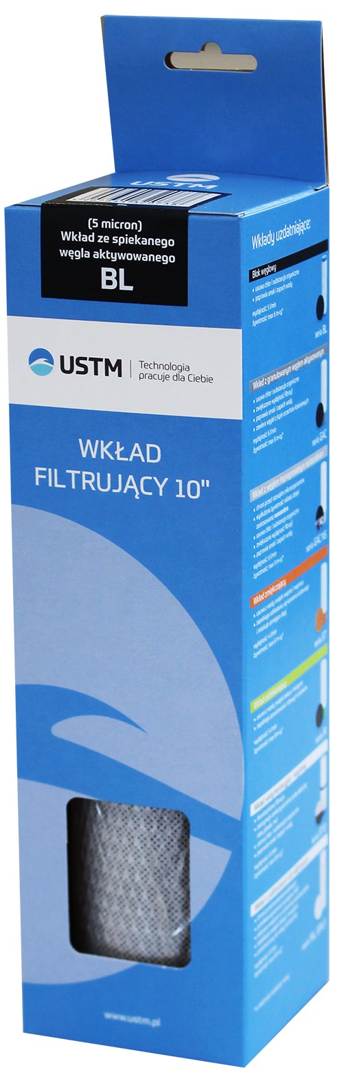 Wkład węglowy 10 mikronów 10" 1