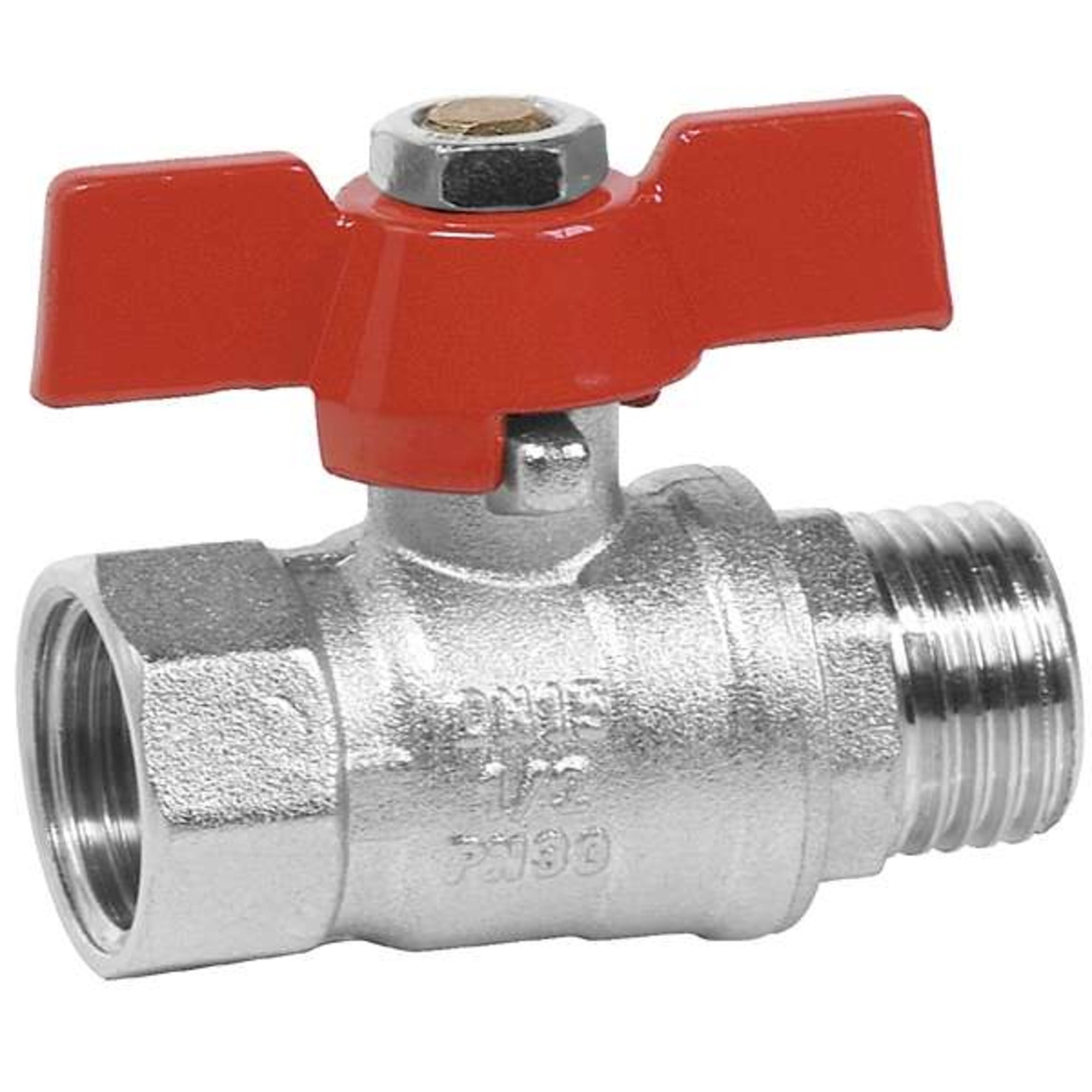 Zawór kulowy Standard GW/GZ 1" z motylkiem