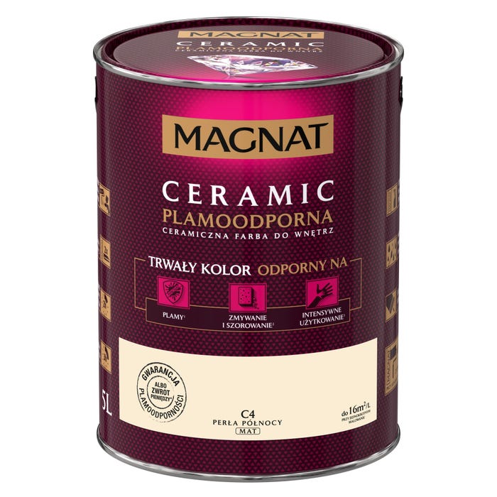 Farba Magnat Ceramic perła północy 5l