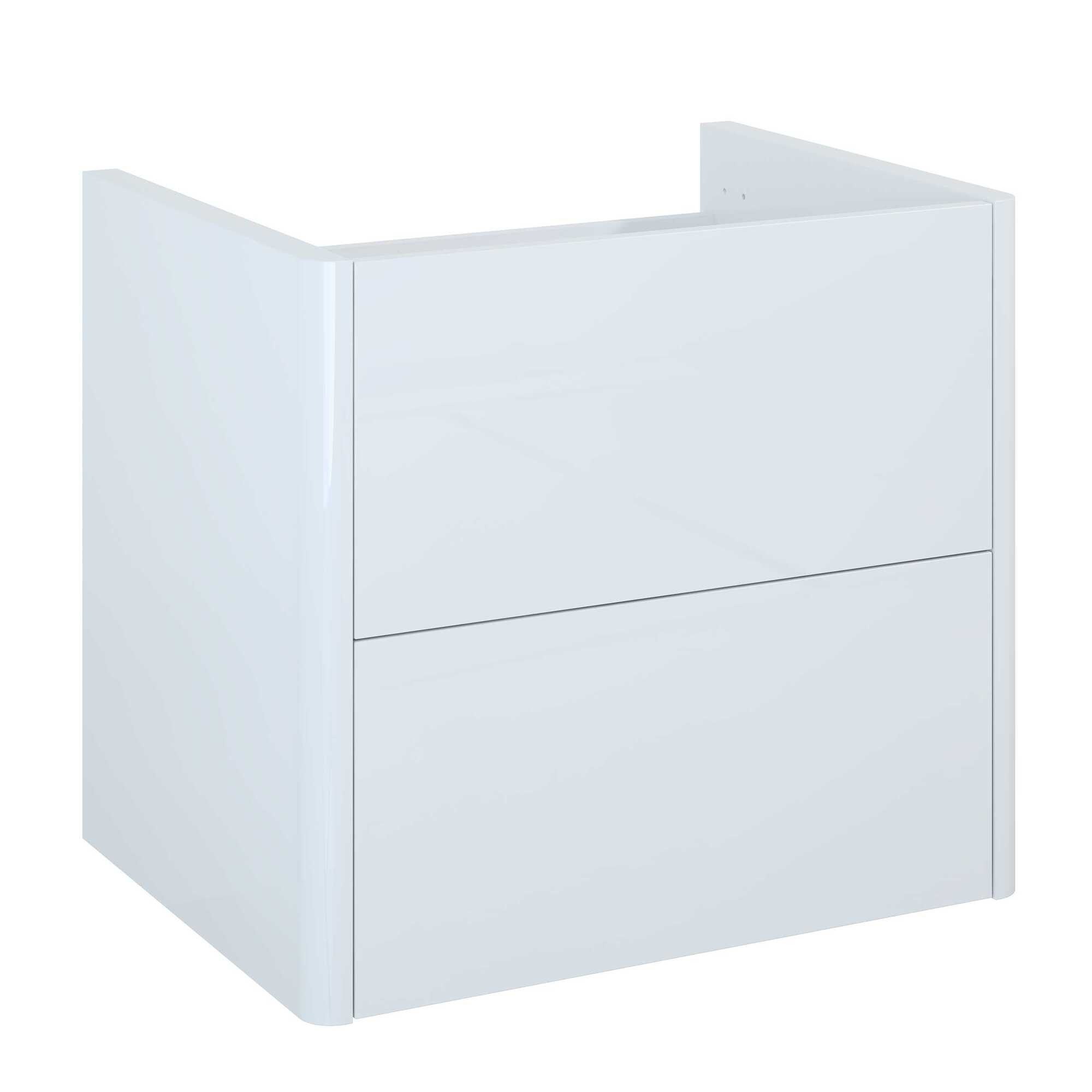 Szafka wisząca Sottile 60 cm 2 szuflady biała