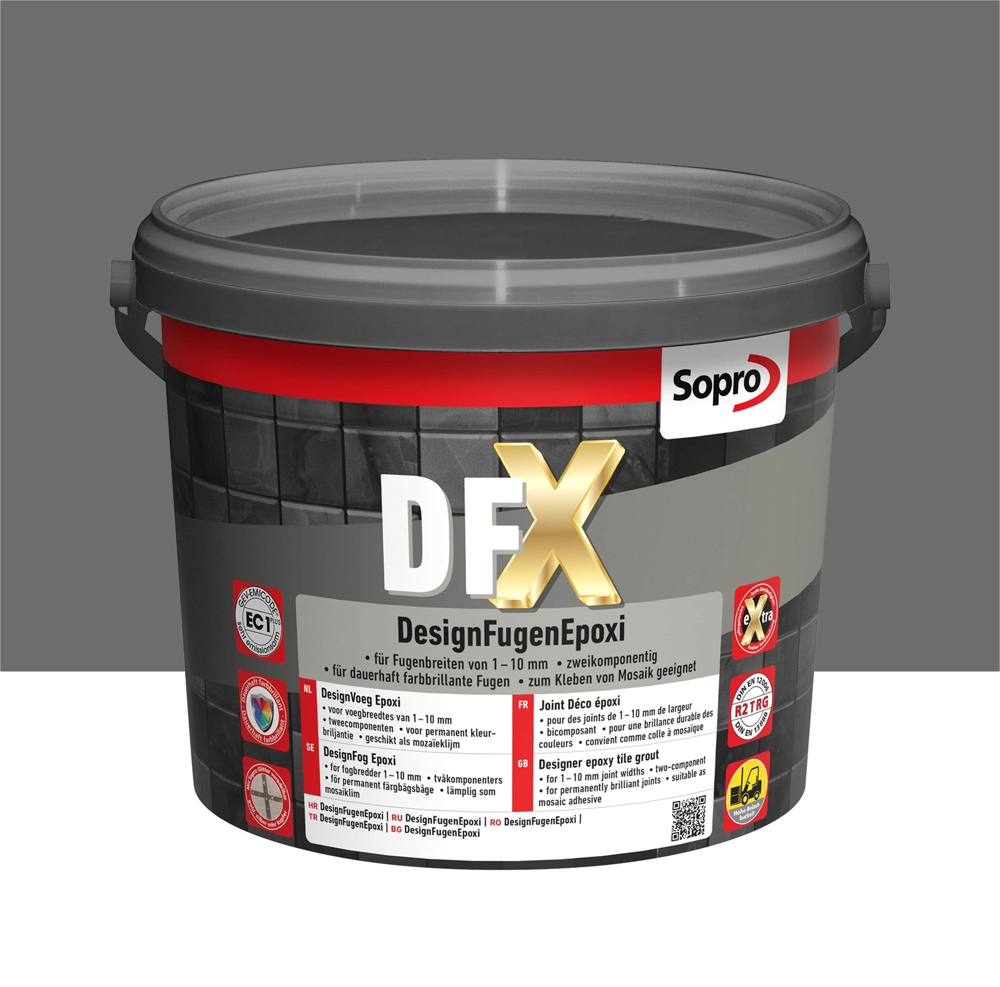 Fuga epoksydowa DFX bazalt 64 3kg