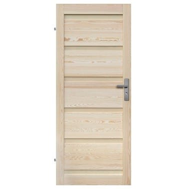 Skrzydło pełne Genewa 90 lewe sosna surowa