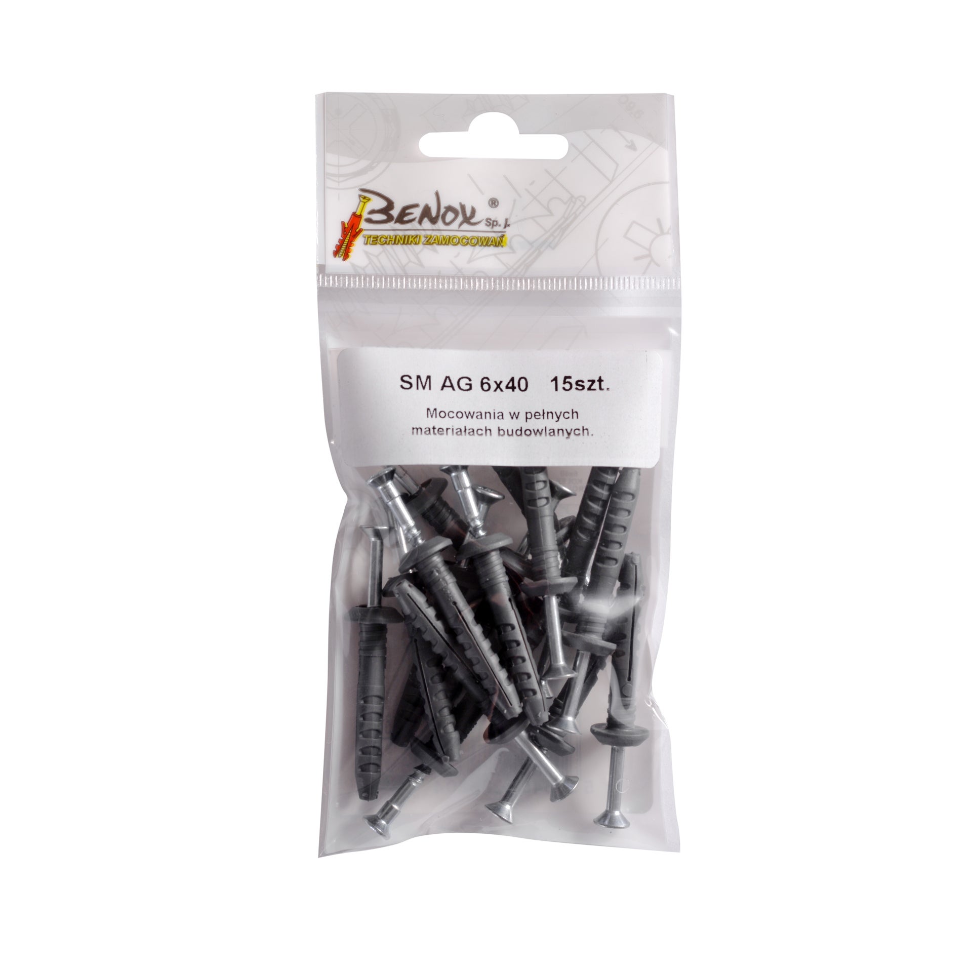 Kołek do szybkiego montażu 6.0x40 mm (15 szt.) 2