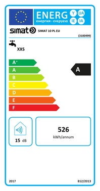 Elektryczny ogrzewacz wody Simat 10 l nadumywalkowy 0