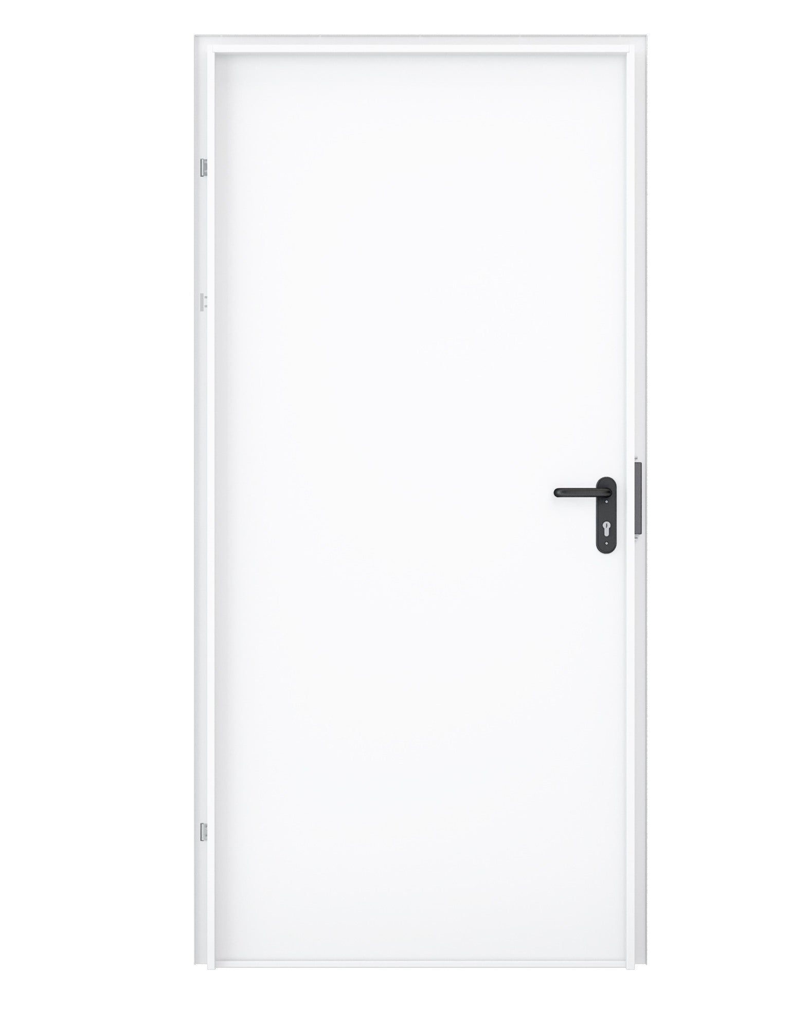 Drzwi zewnętrzne techniczne Technical 40, 80 cm, lewe, RAL 9016 1